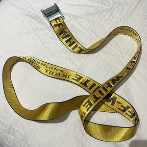 Off construction tape belt